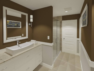 Proposed Design for TRUMBULL CT: GUEST Bathroom Renovation