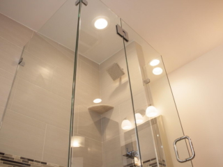 Master Bathroom in DARIEN CT Shower and whirlpool Tub