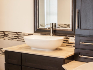 Master Bathroom in DARIEN CT Shower and whirlpool Tub