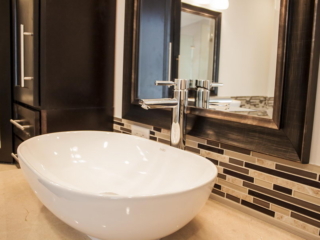 Master Bathroom in DARIEN CT Shower and whirlpool Tub