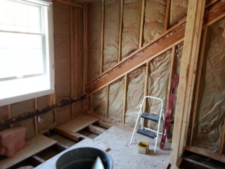 Master Bathroom in DARIEN CT Shower and whirlpool Tub