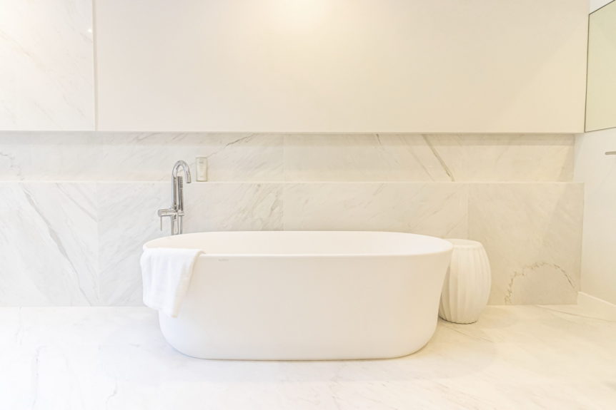 Weston CT modern master bath renovation. Local best remodeler company