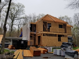 Project under construction. Complete home Renovation. Build Front and Second story addition. Custon Designs and plans. Wilton CT Builder