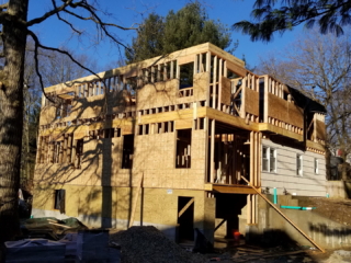 in process of bulding addition and complete renovation in westport ct