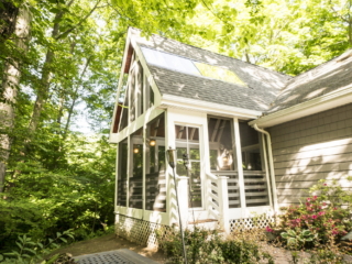 AFTER - WILTON CT SCREENED PORCH Custom Polycarbonate Skylights and Composite Decking. Local Contractor Builder