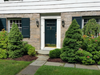 BEFORE - Darien CT Entry Portico Roof over Porch builder Architect and Design