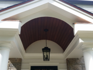 AFTER - Darien CT Entry Portico Roof over Porch builder Architect and Design