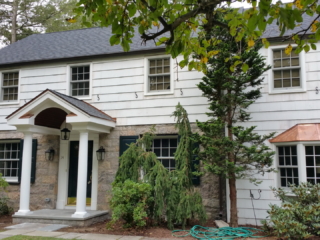 AFTER - Darien CT Entry Portico Roof over Porch builder Architect and Design