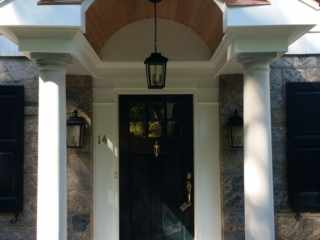 AFTER - Darien CT Entry Portico Roof over Porch builder Architect and Design