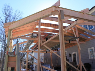 UNDER CONSTRACTION - GREENWICH CT Roof over patio with a huge custom skylight Build in outdoor kitchen grill and fireplace. Best local Builder