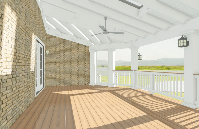 DESIGN - Katonah NY converting deck into a screened-in porch. Architect Design and Builder