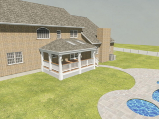 DESIGN - Katonah NY converting deck into a screened-in porch. Architect Design and Builder