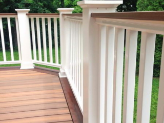 AFTER - NORWALK CT NEW 2nd FLOOR DECK using COMPOSITE DECKING AND RAILING. YOUR BEST LOCAL deck CONTRACTOR