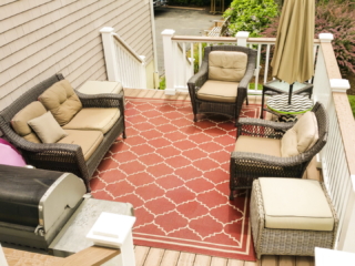 AFTER renovation of NORWALK MULTI-LEVEL DECK WITH SCREENED PORCH. Your best Deck builder company