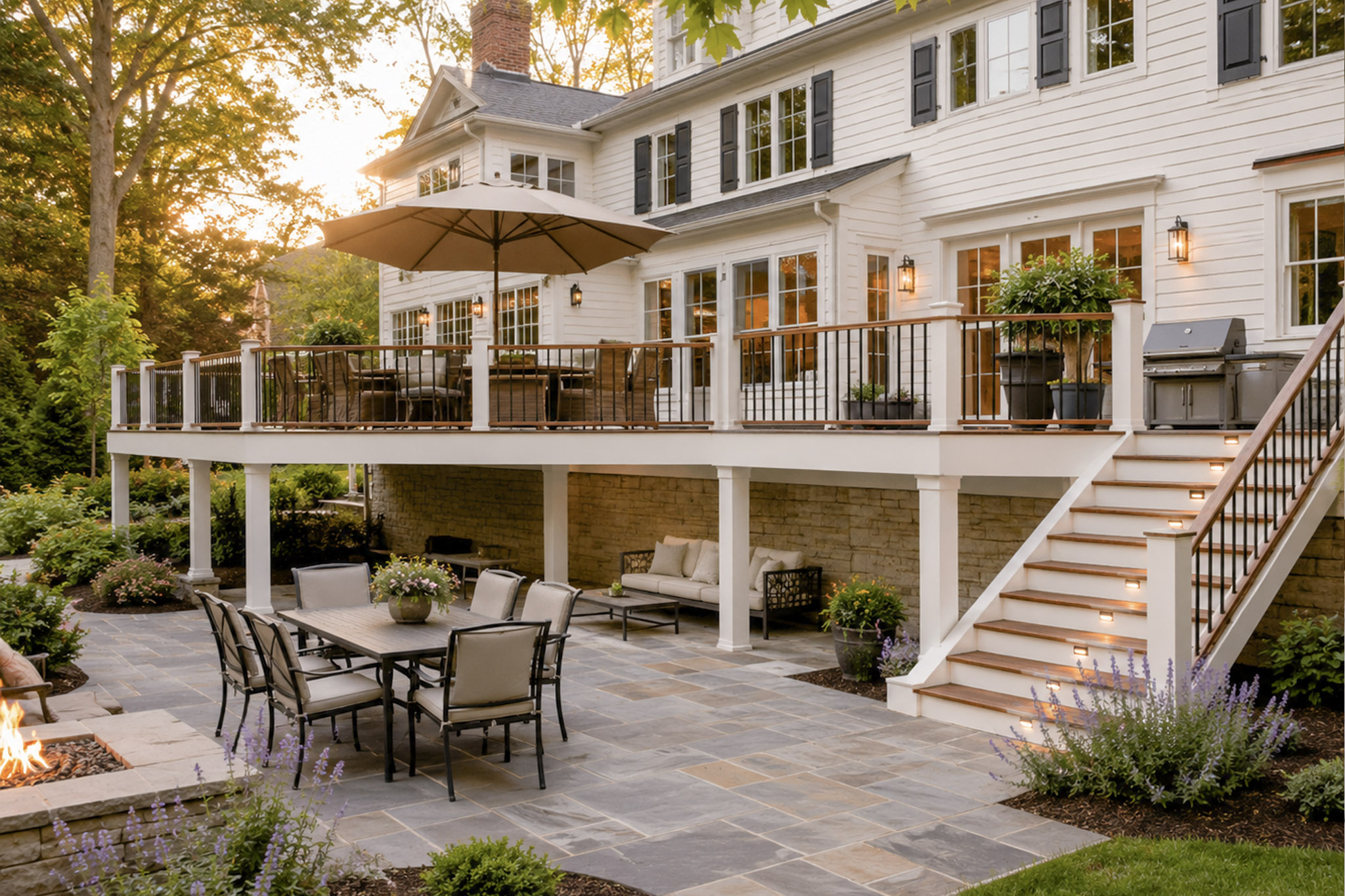 Deck and patio builder contractor Norwalk wilton stamford westport darien 